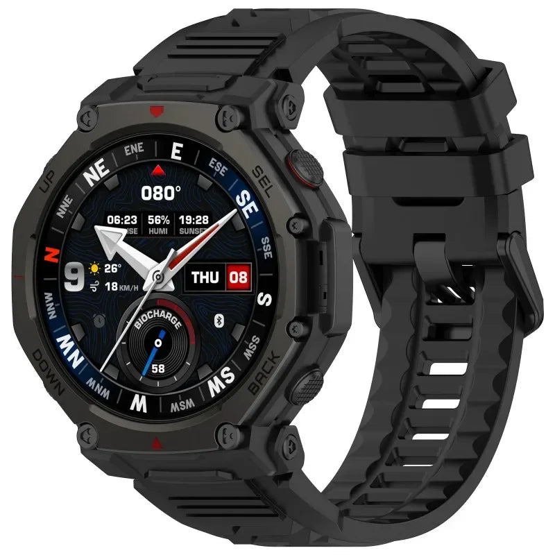 Silicone Sport Strap for Amazfit T-Rex 3 Pro Watchband Watch Strap Oasis Select