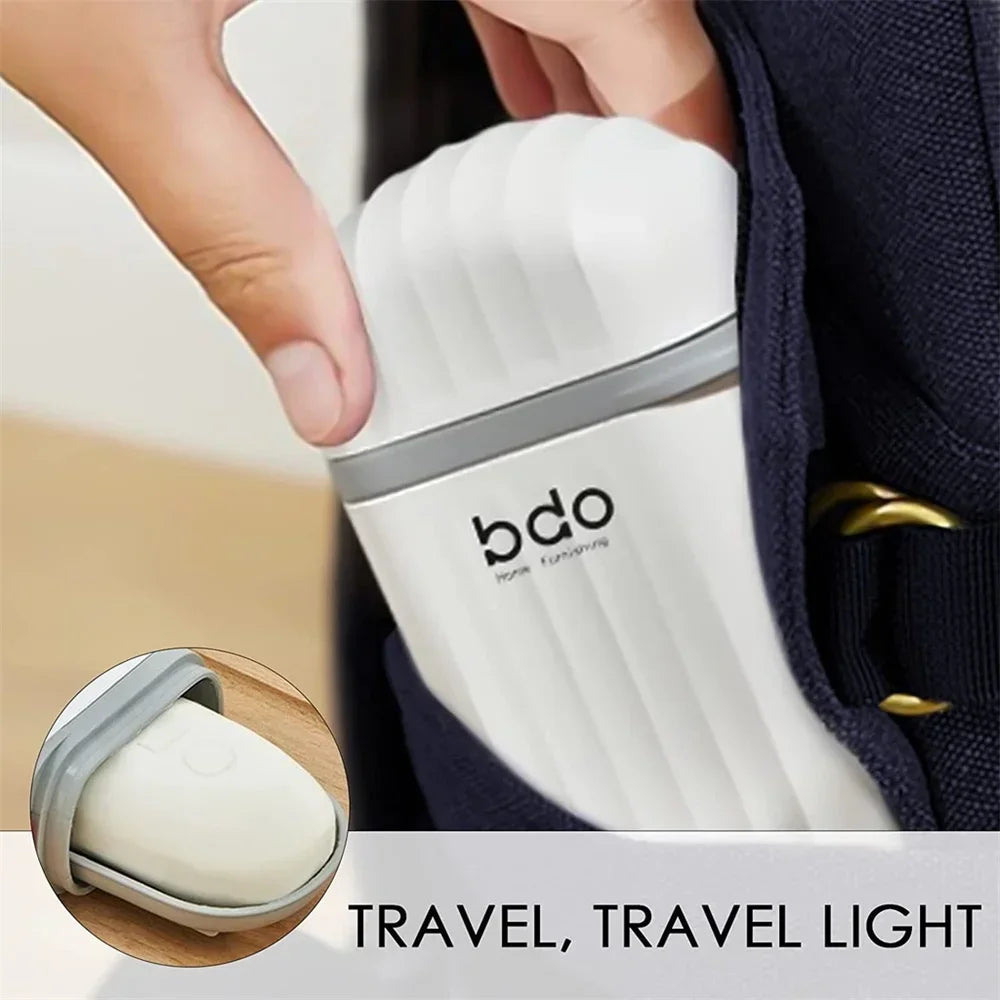1Pc Portable Soap Dishes Sealed Storage Box Waterproof Travel Home Bathroom Soap Box Outdoor Storage Box Soap Box Organizer Tray Oasis Select