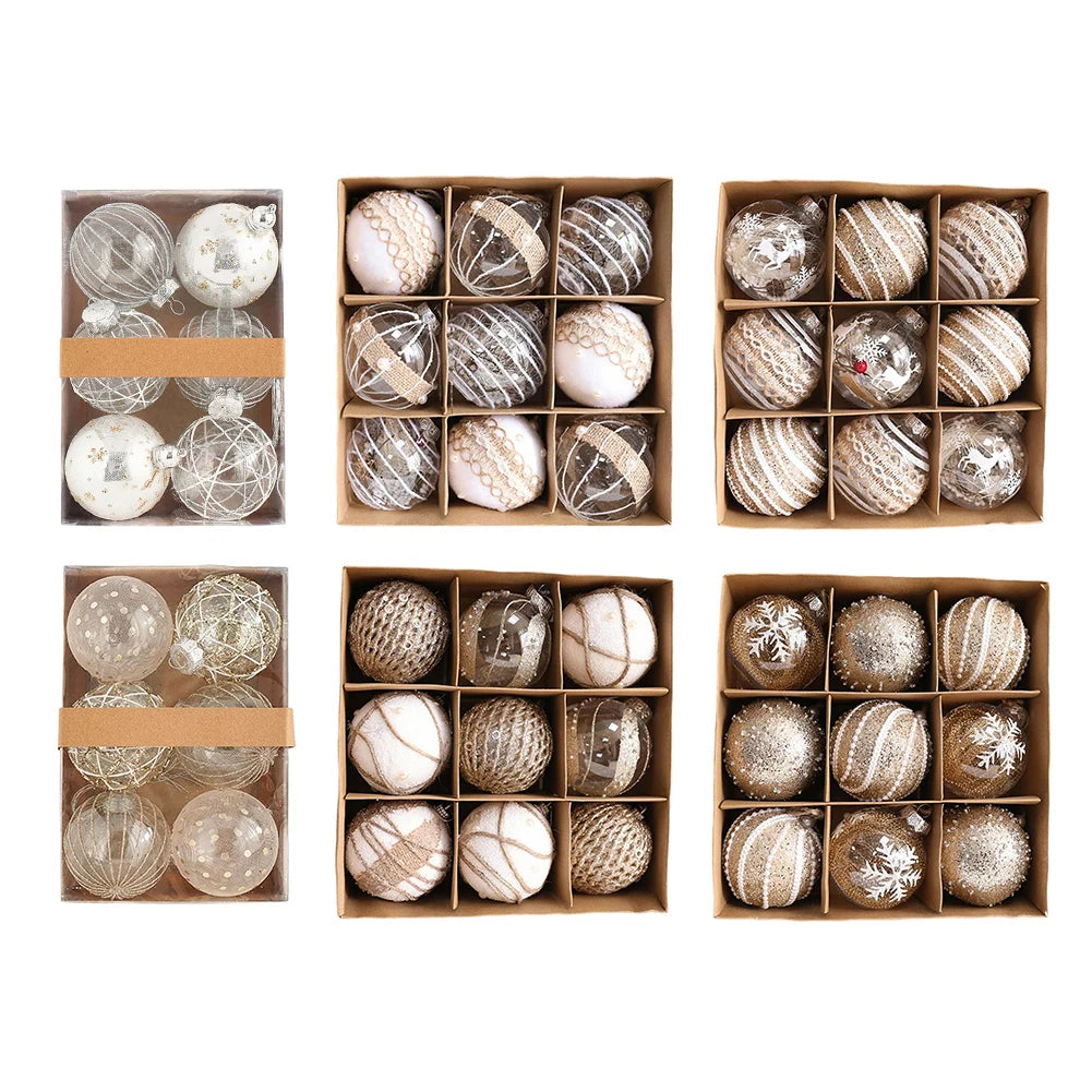 Plastic Christmas Ball Ornaments 3 15 inch 80mm Xmas Baubles Set for Holiday Tree and Event Decor Including Wedding and Party Oasis Select