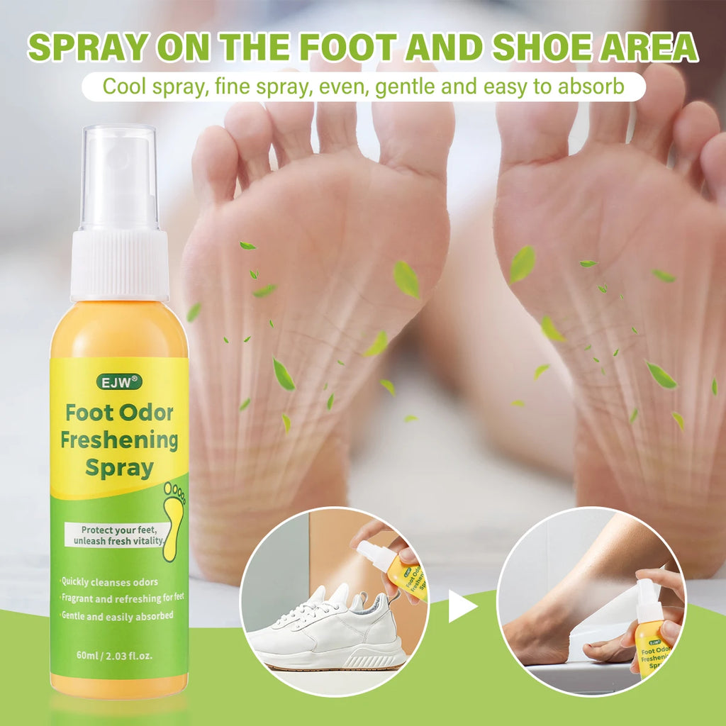 Probiotic Foot Spray – Tea Tree, Lavender & Eucalyptus Odor Control Foot Deodorant Spray Oasis Select