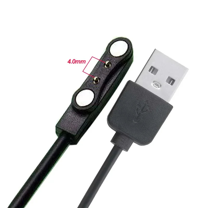 Magnetic Smartwatch Charging Cable 2-Pin 4-Pin USB Smartwatch Charging Cable Oasis Select