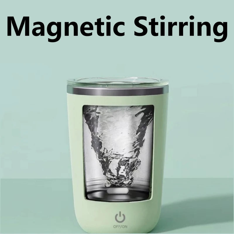 350ml Self-Stirring Mug Stainless Steel Thermal Insulation USB Rechargeable Auto Magnetic Mug Waterproof Self Mixing Coffee Cup Oasis Select