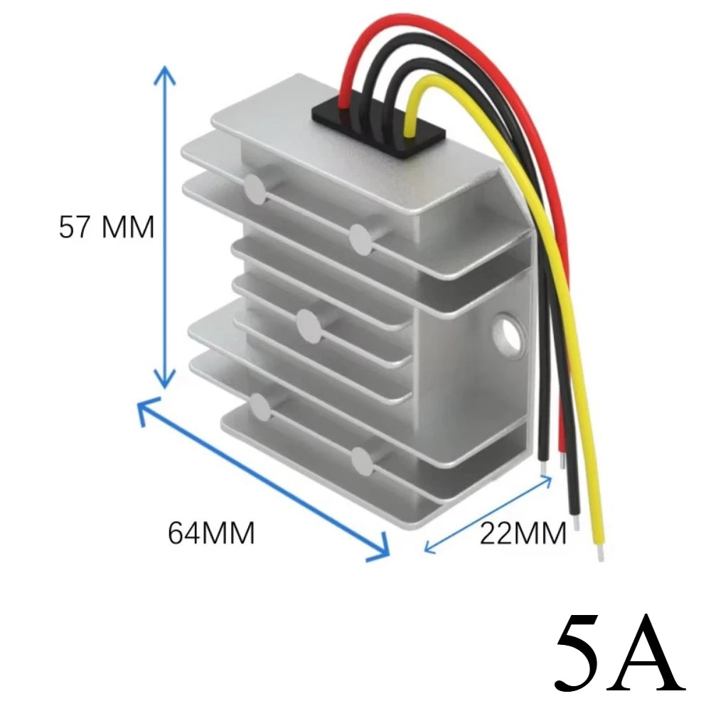 9-36V to 12V 13.8V/15V/19V 20V/24V Power Supply Regulator Module 5A-30A Car Voltage Regulator DC-DC Buck-Boost Waterproof Oasis Select 5A 10-36V 15V