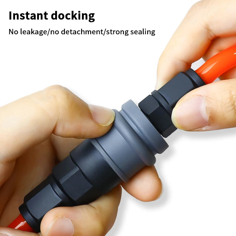 New C-Type Self-locking Quick Connect Adapter Compressor Pneumatic Fittings 8/10/12mm Pneumatic Self-locking Quick Connector Oasis Select