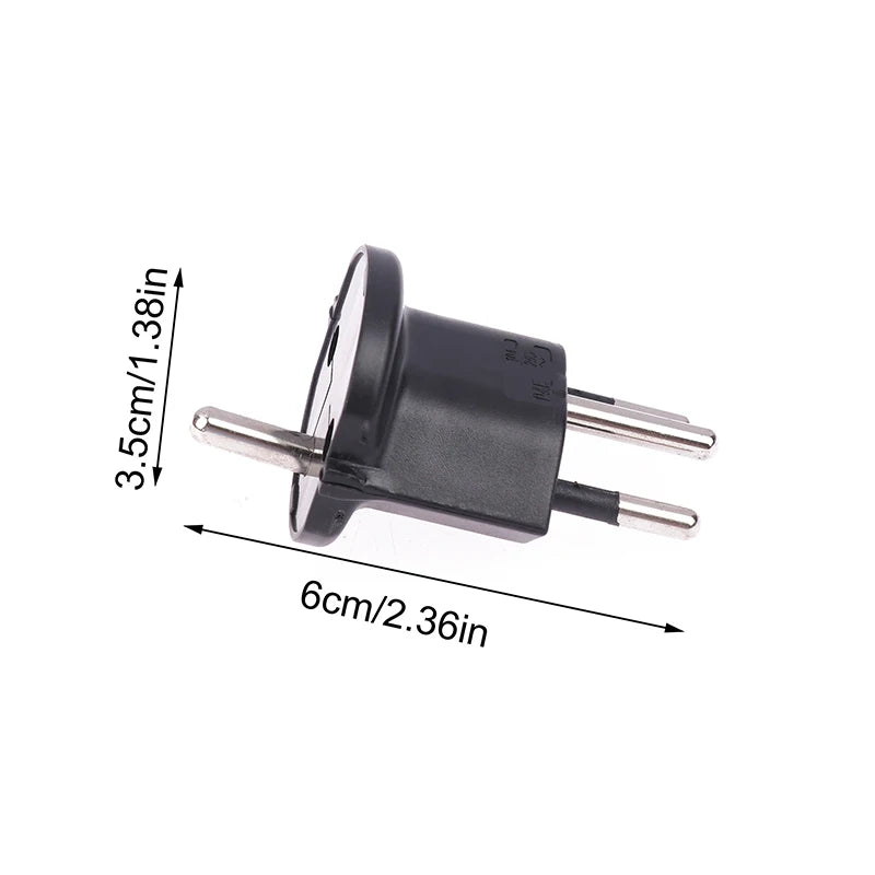 1Pc Plug Travel Adapter Europe German TO Swiss Plugs 10A 250V Power Plug EU To Switzerland Electrical Plug Adapter Oasis Select