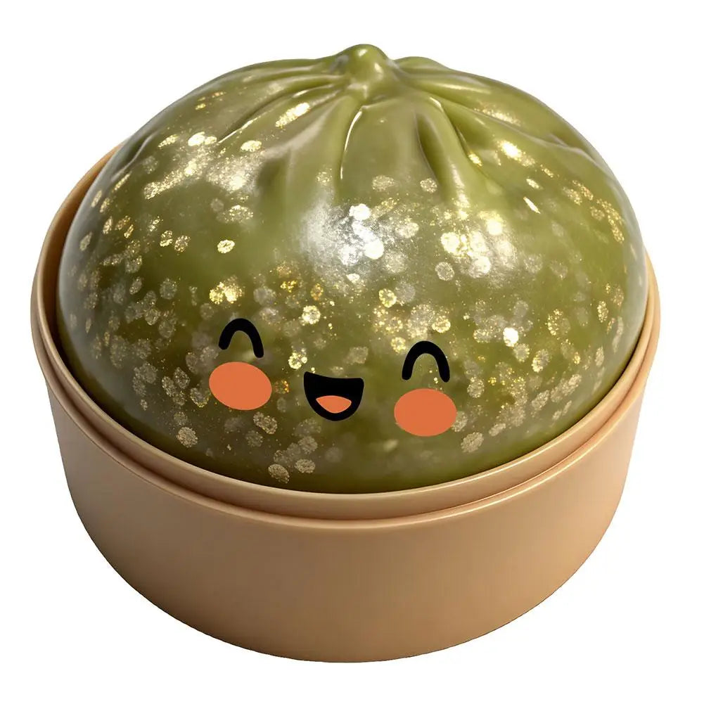 Shiny Flash Simulation Dumpling Bun Toy Pressure Ball, Slow Rebound Soft Pinch Decompression Toy, for Kids Adults Birthday Gifts Oasis Select 07