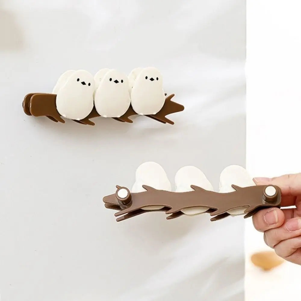 Cute Bird Magnetic Food Bag Sealing Clips – Set of 2
