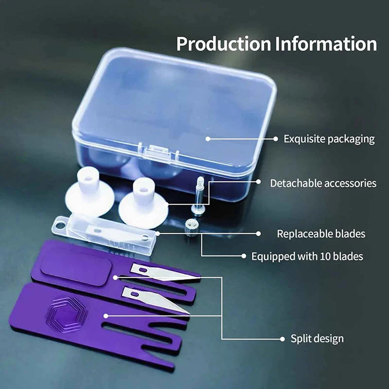 Advanced Cutting Tool for Car Vinyl Film, Window Film and Secure Handmade Paper Crafting Scissors. Oasis Select