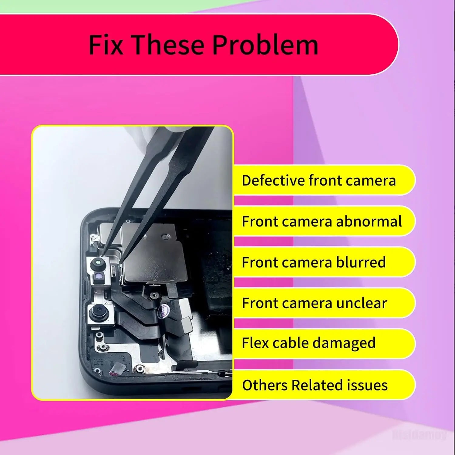 iPhone Front Camera Flex Cable Replacement 7–12 Pro Max