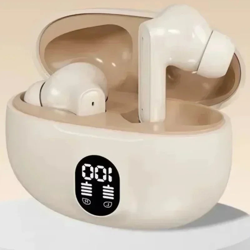 NEW Headset TWS Wireless Headphones Game Bluetooth Headphones with Microphone Noise Reduction High Fidelity Bass Earphones Oasis Select khaki