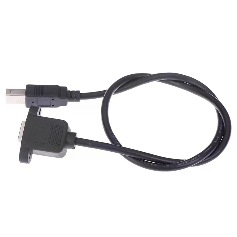 USB 2.0 Type B Male to Type B Female Printer Extension Cable With Panel Mount Oasis Select
