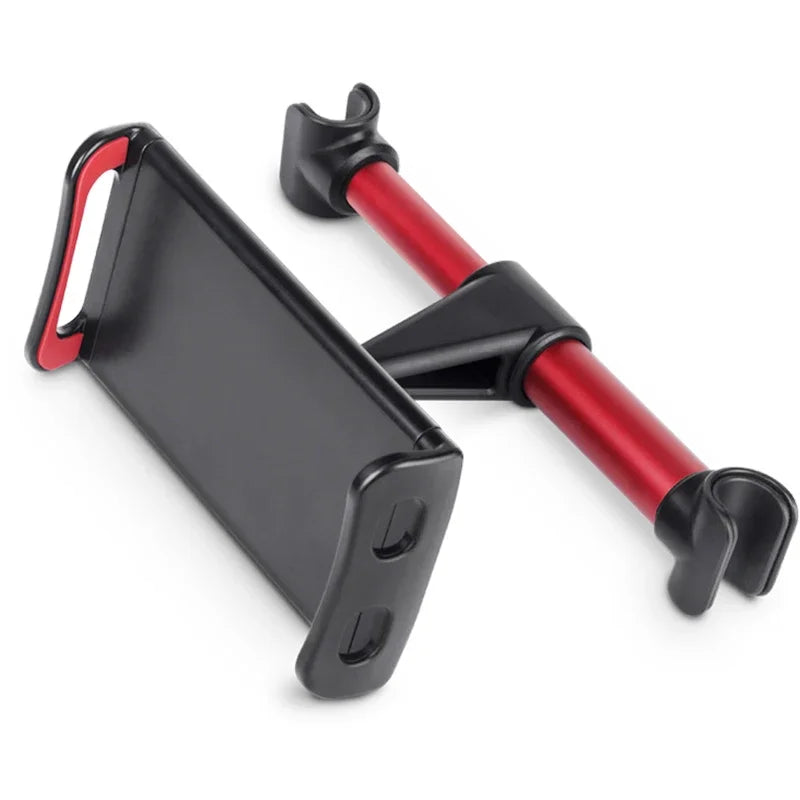 Telescopic Car Rear Pillow Phone Holder Tablet Rotating Car Seat Rear Stand Headrest Bracket for Phone Tablet 5 13 Inch Oasis Select Red Buckle