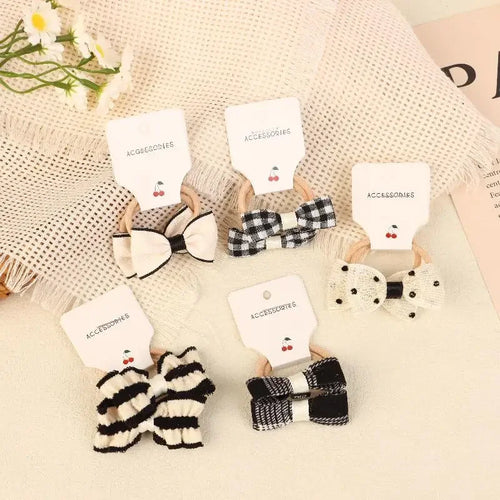 10-Pack Lace Butterfly Bow Hair Ties for Girls | Cute Set Girls Hair Accessories Oasis Select