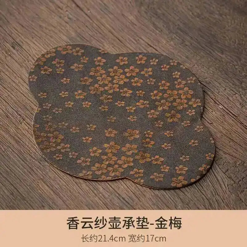 Gauze Double-sided Dry Tea Mat Teapot Mat Chinese Zen Table Flag Tablecloth Tea Mat Tea Ceremony Oasis Select Bearing Pad - Jinmei