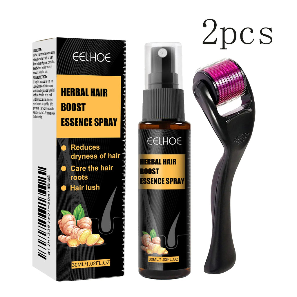 Herbal Hair Care Roller & Scalp Serum Set | Daily Nourishment