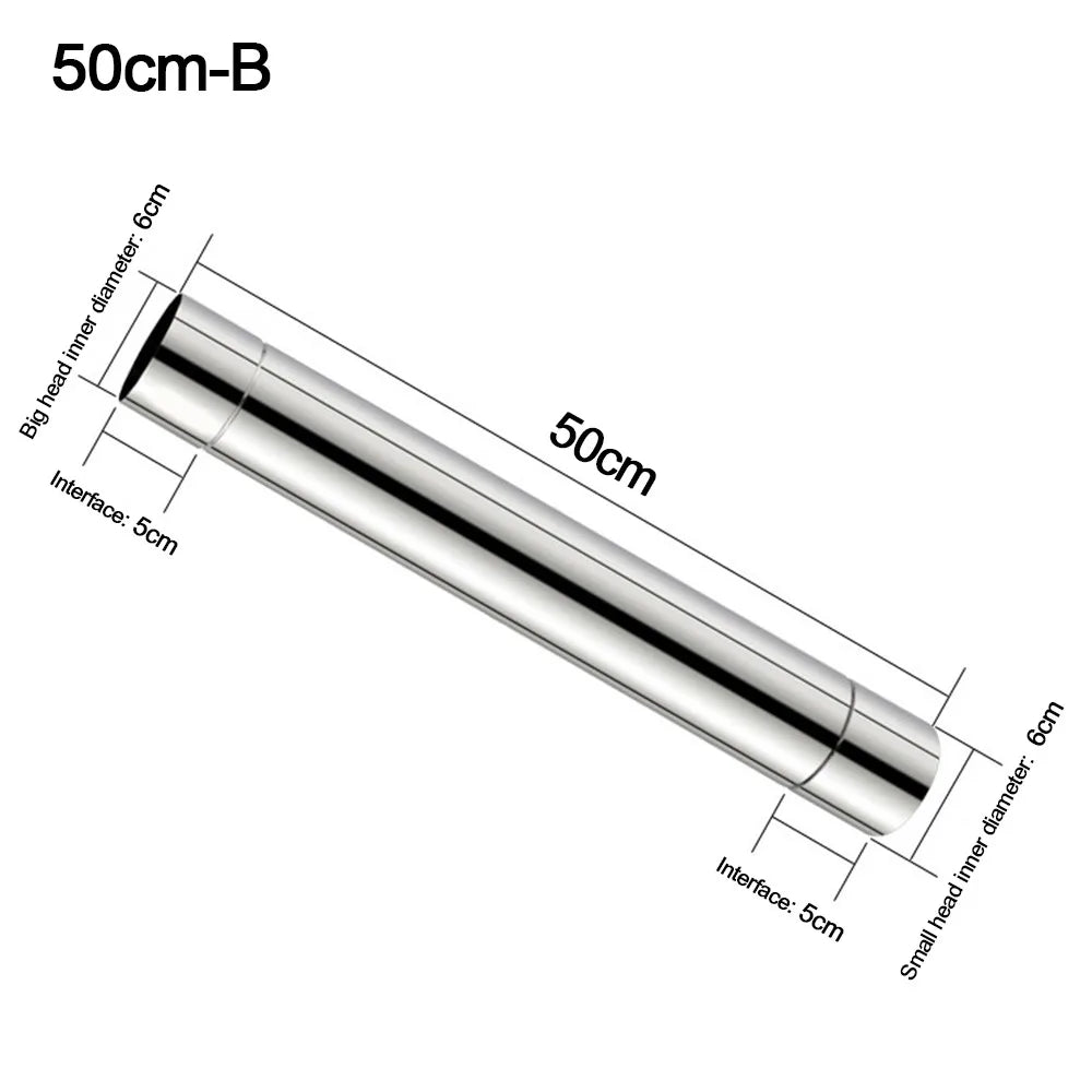 Stainless Steel Flue Extension Pipe 6cm | Camping Chimney Tube