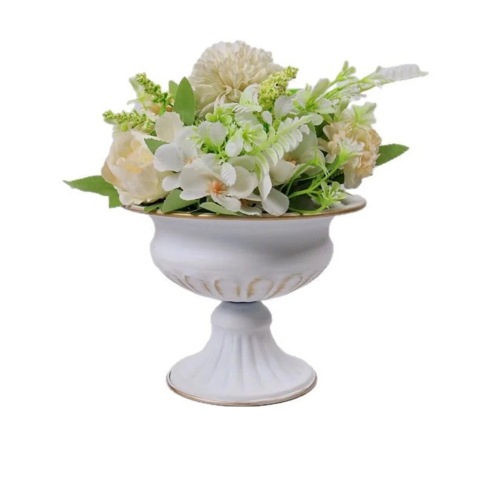 Gold Wedding Froral Vases Flower Arrangement Pots Flower Holder Pot Planter for Table Centerpieces Party Living Room Decoration Oasis Select