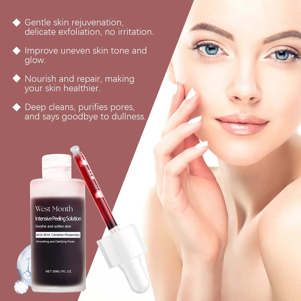 Exfoliating Facial Serum AHAs Anti-Acne Exfoliating Repair Pore Tightening Moisturizing Salicylic Acid Facial Skincare Oasis Select