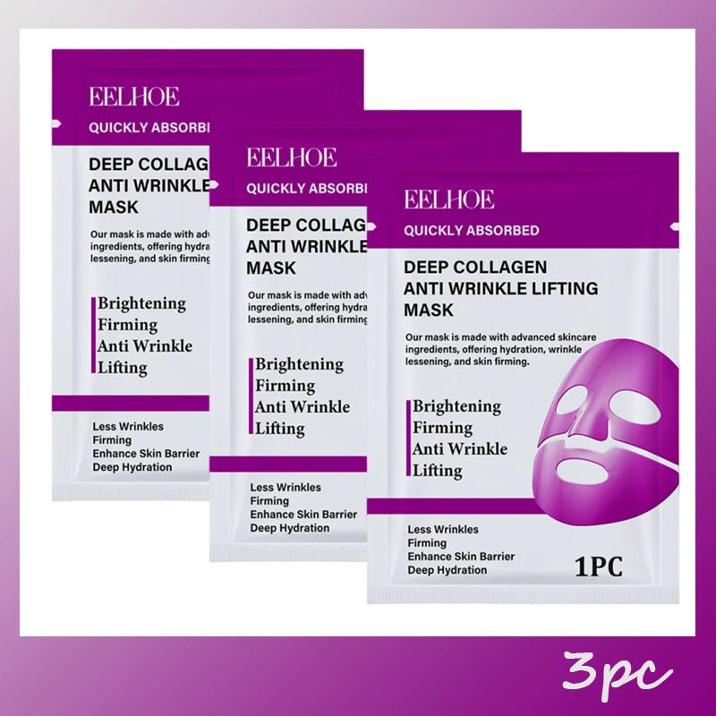 Hoygi Collagen Facial Mask – Hydrating, Firming & Brightening Collagen Facial Mask Oasis Select 3pc