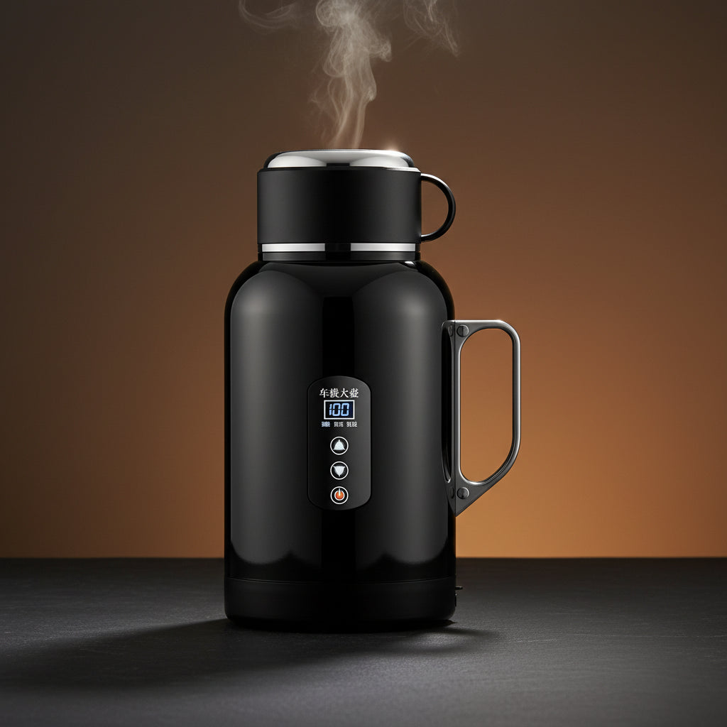 Car Mounted Kettle 2025 New 12V24V Universal Heating And Insulation Integrated Car Essential Stainless Steel 304 Electric Kettle Oasis Select