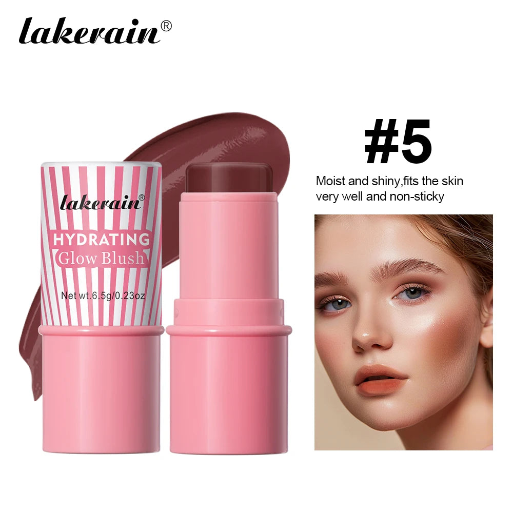 Cooling Water Jelly Blush Face Aqua Glow Pink Vital Girl Moisturizing Blush Natural Long Lasting Blush Stick Makeup For Women Oasis Select 05