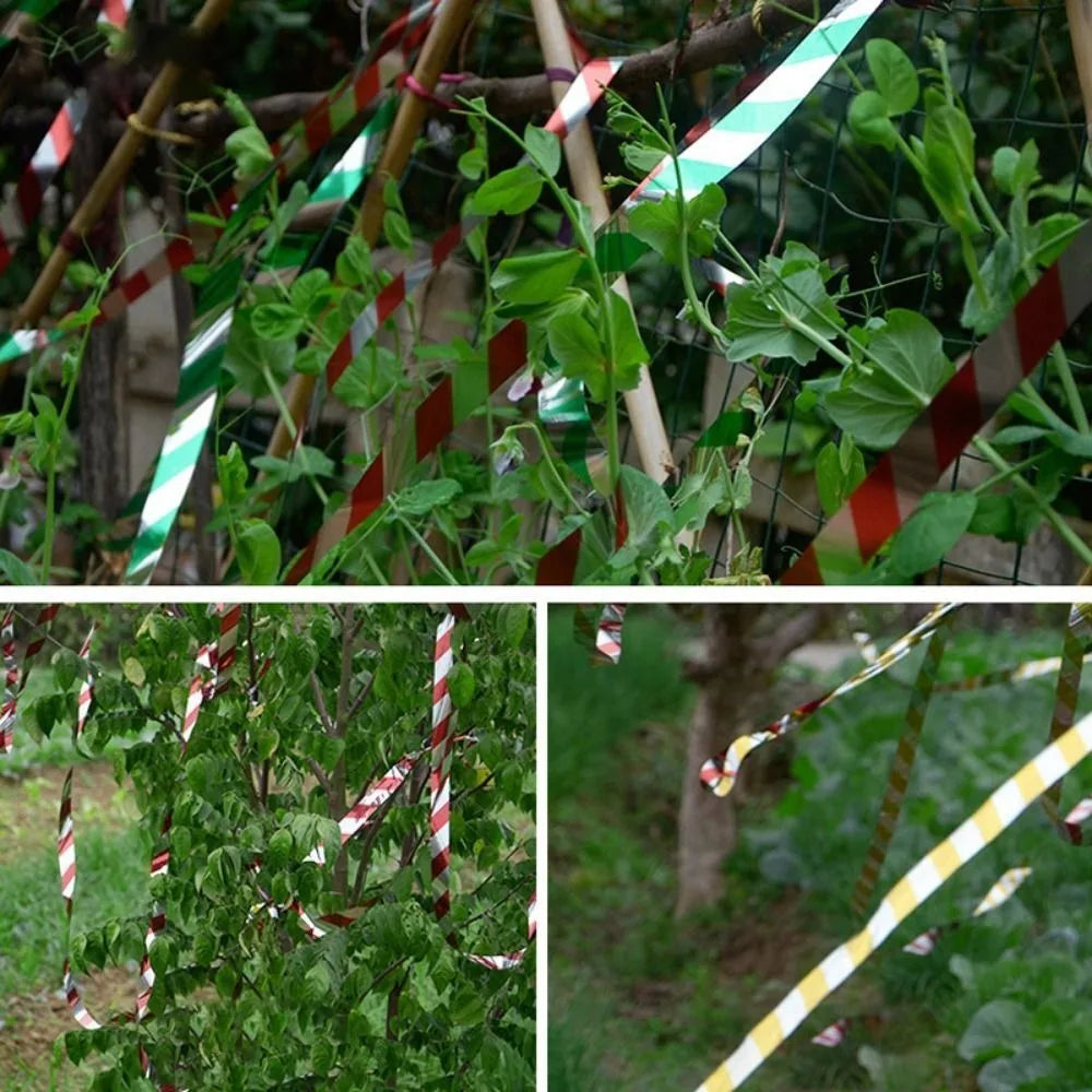 50M/100M/300M Double-sided Reflective Bird Repellent Ribbon Multipurpose Adhesive-free Anti Bird Tape Flashing Hanging Oasis Select