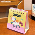 1Pcs Cartoon Portable Coil Monthly Calendar Planner 2026 Horse Year Mini Desk Calendar Office And Home Decor New Year's Present Oasis Select A1