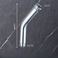 Shower Head Elbow Adapter G1/2 Connections Shower Arm Extension Angle 135° Elbow Hand Shower Top Spray Elbow Connector Oasis Select 152mm
