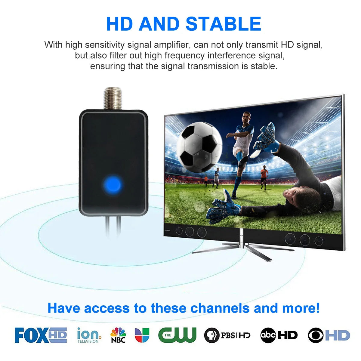 HDTV Digital TV Antenna ATSC DVB TV High-Definition Indoor Film-Type Digital Antenna Oasis Select