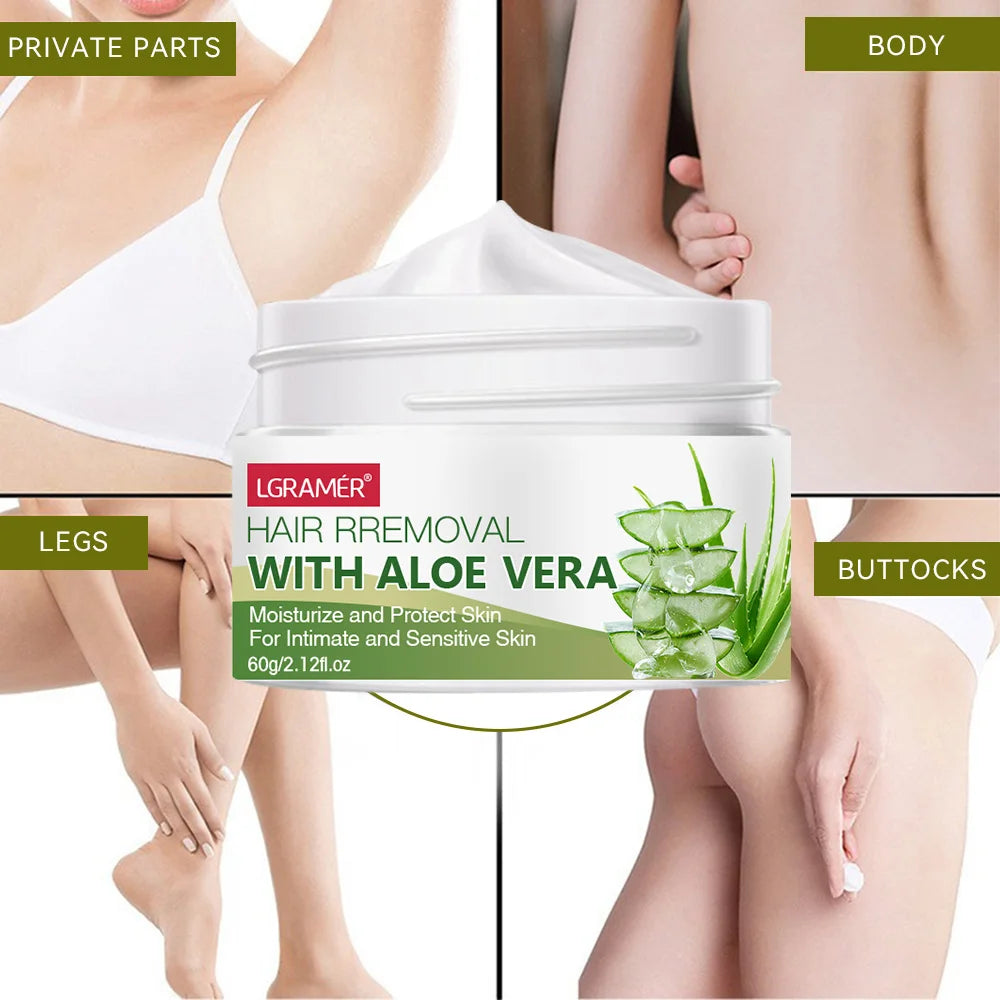 Painless Hair Removal Underarm Private Facial Body Leg Hair Remove Cream Skin Care Powerful Beauty Hair Removal For Men Women Oasis Select