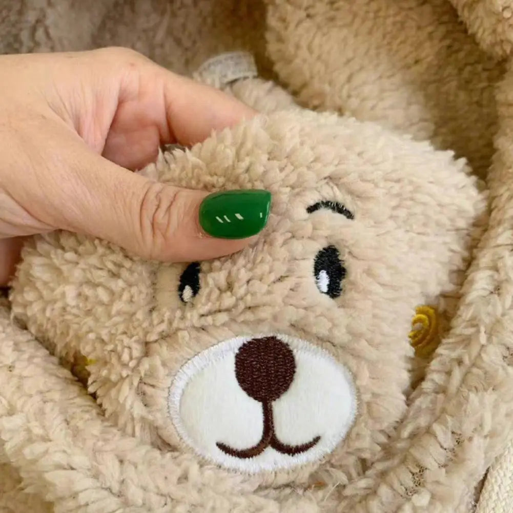2025NEW Winter Cartoon Hat With Mask Bear Lamb Beanie Hats Warm Thickened Ear Protection Beanies for Women Girl Kawaii Oasis Select