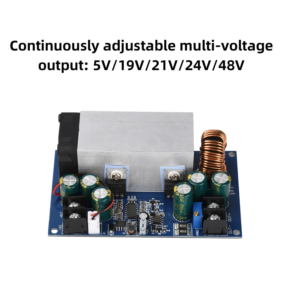 Buck Converter 600W 25A DC-DC 12V-75V TO 5V 19V 21V 24V 48V Adjustable Buck Converter Step-Down Power Module DIY Buck Regulator Oasis Select