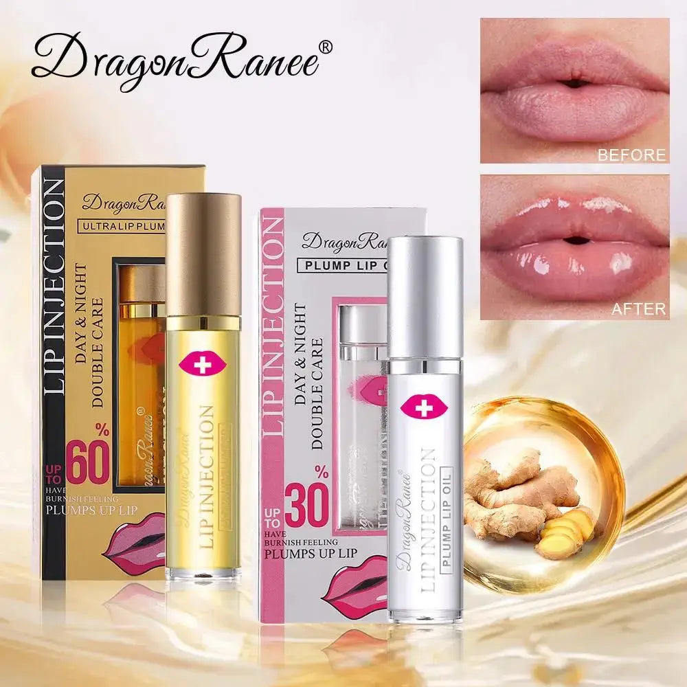 Dragon Ranee Ginger Lip Plumper Oil – Hydrating Roll-On Gloss