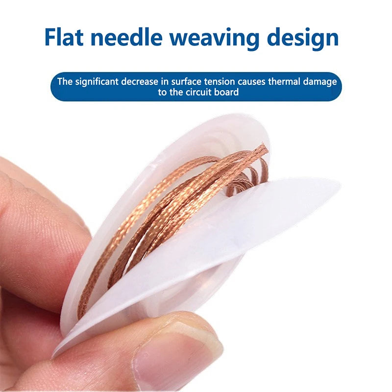 5 PCS Desoldering Wire Braid Soldering Mesh Welding Parts Low Residue No-Clean Solder Tin Remover Tool Oasis Select