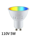 Tuya WiFi Smart GU10 LED Bulb RGBCW – Alexa & Google Home Smart LED Bulb Oasis Select 110V 5W Yes