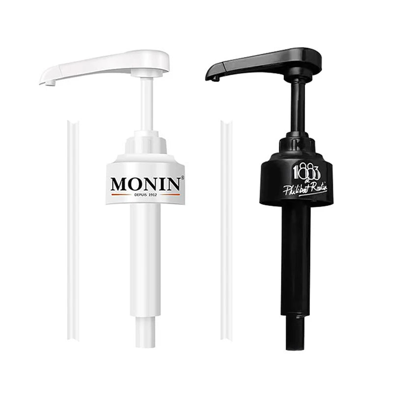 1pcs Coffee Dispenser Syrup Pump Black White Liquid Dispenser For Syrup 10Ml Juice Bottle Dispenser Pump Oasis Select