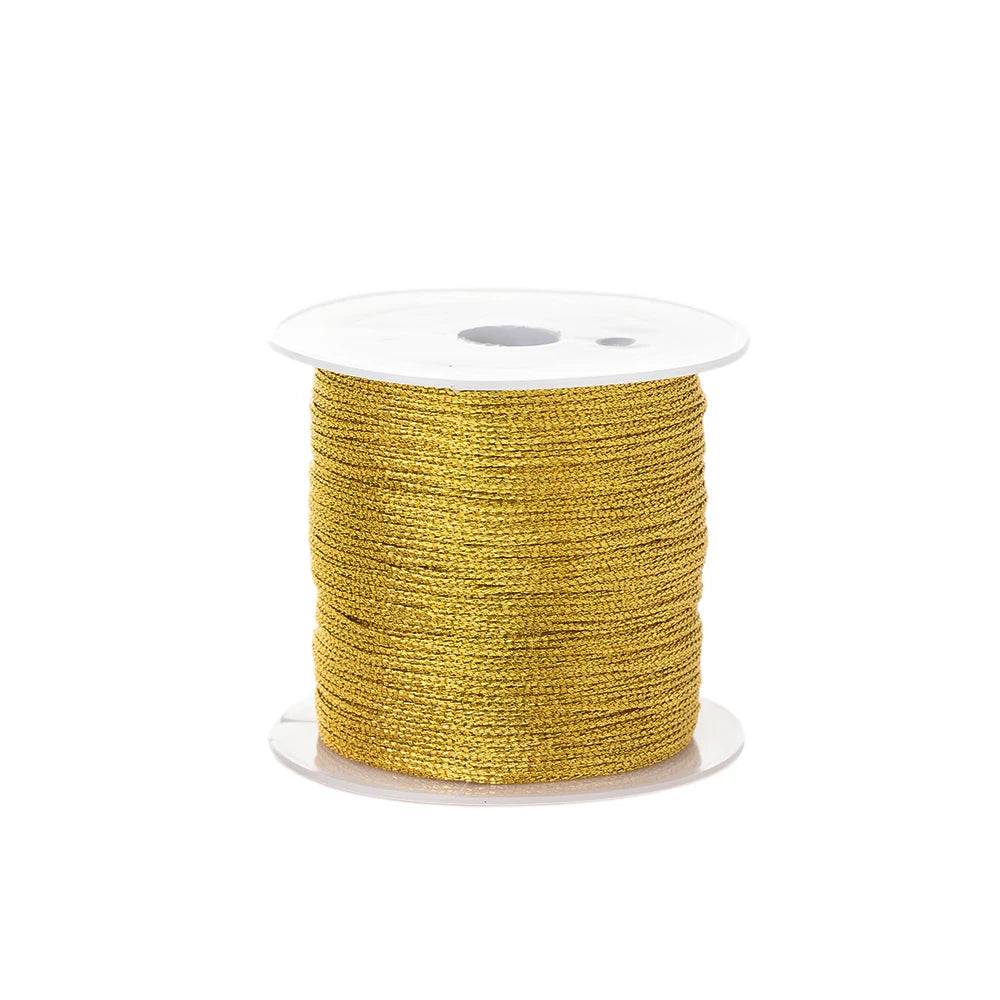 50m Crafts Nylon Cord Jewelry Making Beading Braided Satin String