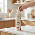 1 Roll/20pcs Coffee Patterned Ultra-fine Fiber Cleaning Cloth, Thick Kitchen Towel, Suitable for Kitchen, Car, Glass Oasis Select 1Roll 20PCS