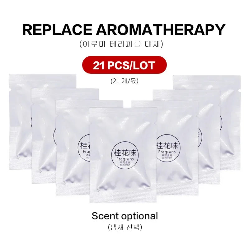 7/14/24PCS Car Air Freshener Export Car Air Conditioner Outlet Solid Perfume Car Perfume Stick Refill 7 Flavor Car Air Freshener Oasis Select 21Osmanthus fragrans