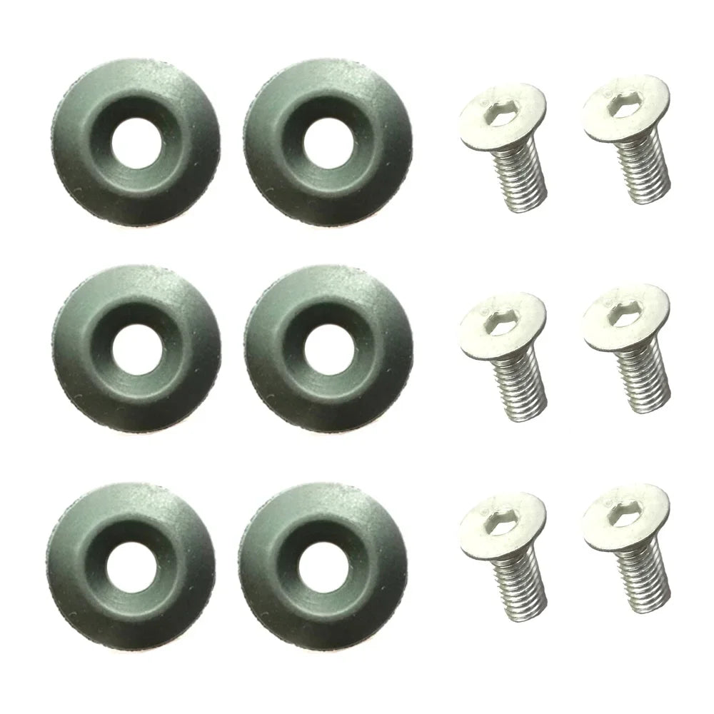 6PC Kayak Deck Line Guides Outfitting Nylon Round Shape Rope Guides for Boat Oasis Select