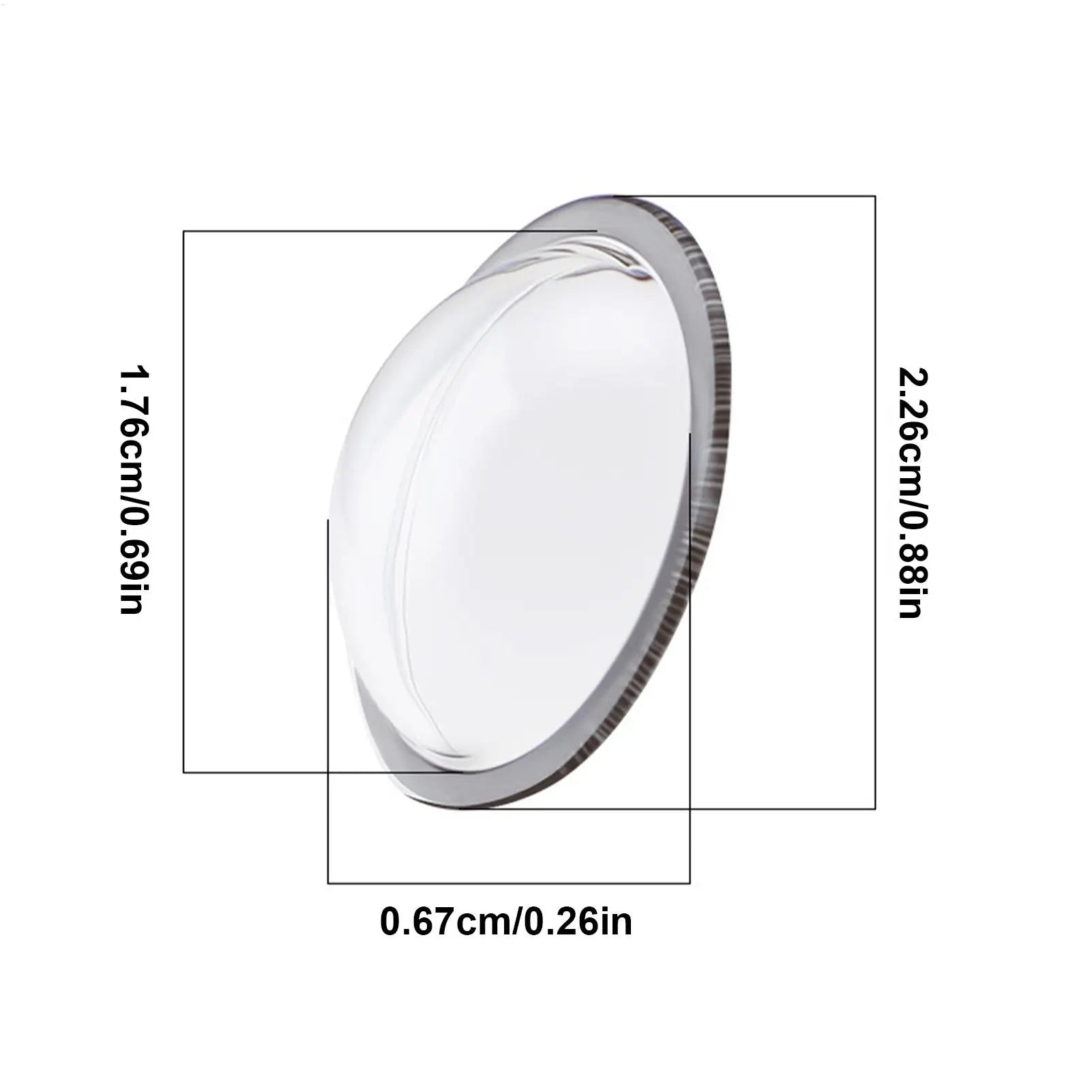 Car Camera Protective Cover Lens Cover Dedicated Car Camera Lens Protector 1 Pair High Transparency Protective Cover for Camera Oasis Select