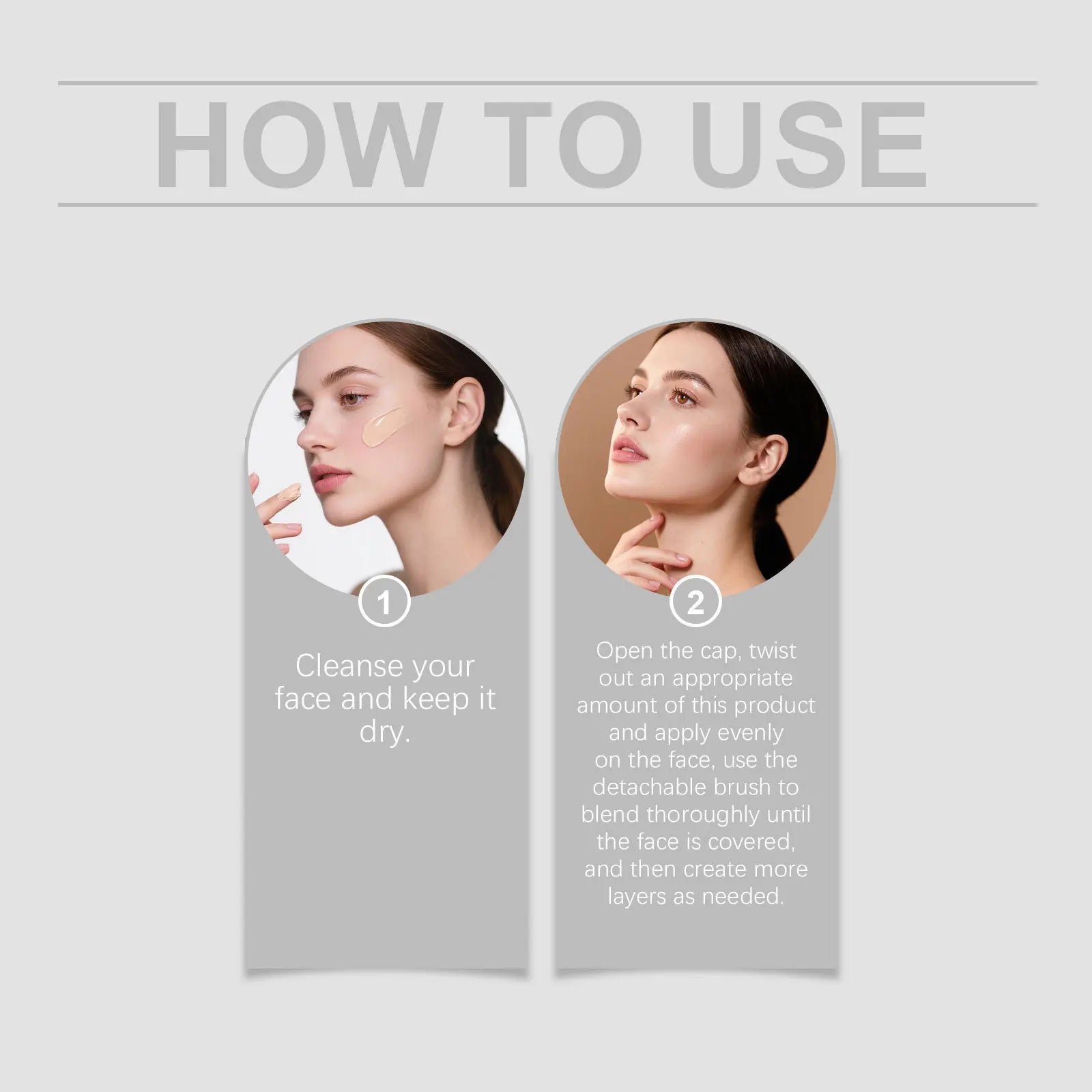 Zephoco Color-Changing Foundation Stick – Matte & Moisturizing Foundation Stick Oasis Select