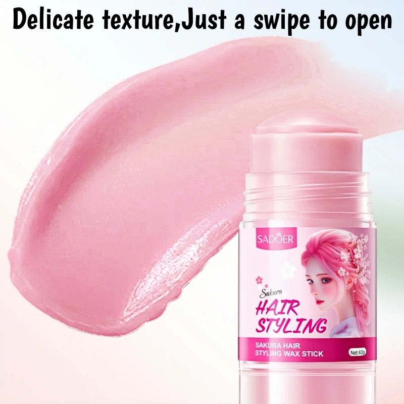 Cherry Blossom Hair Wax Stick 40g – Smooth & Style Flyaways Hair Wax Stick Oasis Select