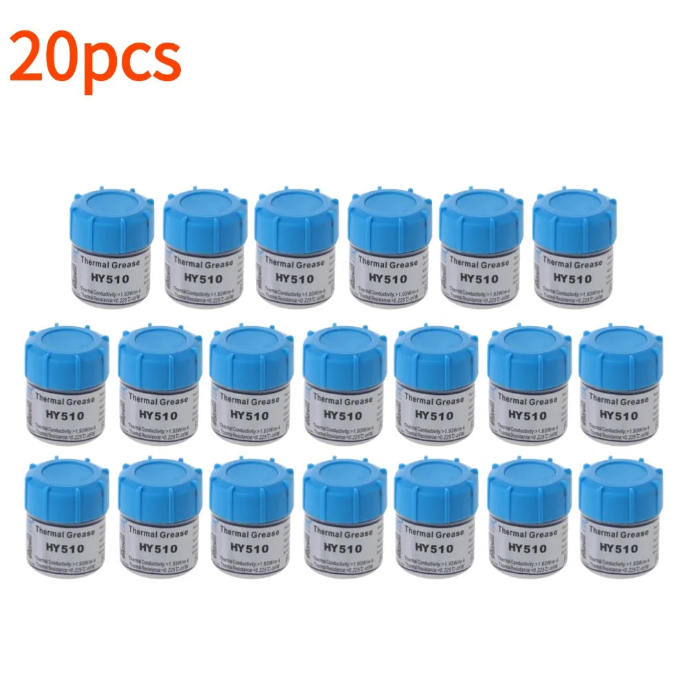 1/-10pcs 10g HY510 Silicone Thermal Paste CPU Thermal Paste For Conductive Grease Heatsink CPU GPU Chipset Notebook Cooling Oasis Select 20pcs