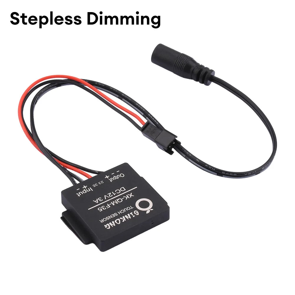 Touch Switch Sensor Stepless LED Inductive Dimming Touch Switch for Led Light Mirror Lamp Dimmer Control Switch Touch Pad Oasis Select Stepless Dimming