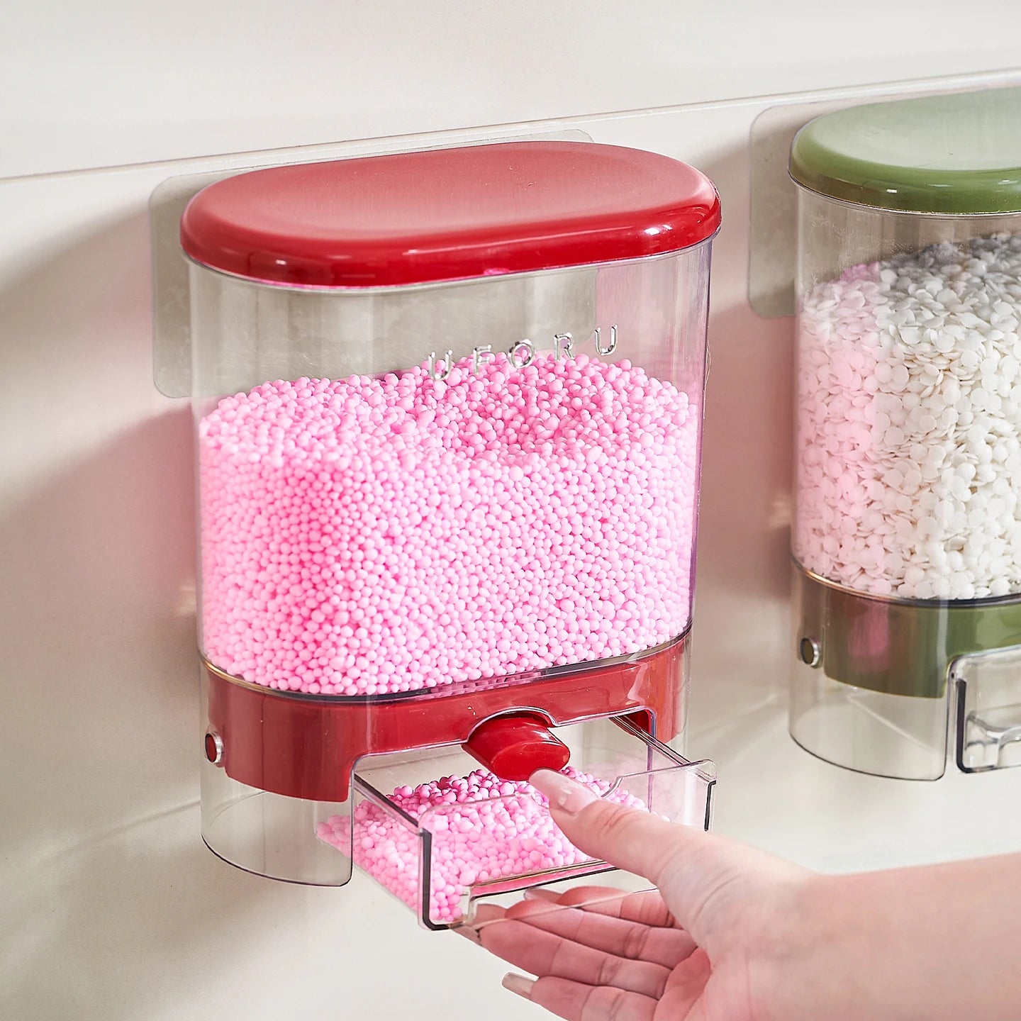 Laundry Detergent Dispenser, Scent Booster Beads Dispenser for Laundry Room Organization, Suitable for Beads, Stain Remover Powd Oasis Select
