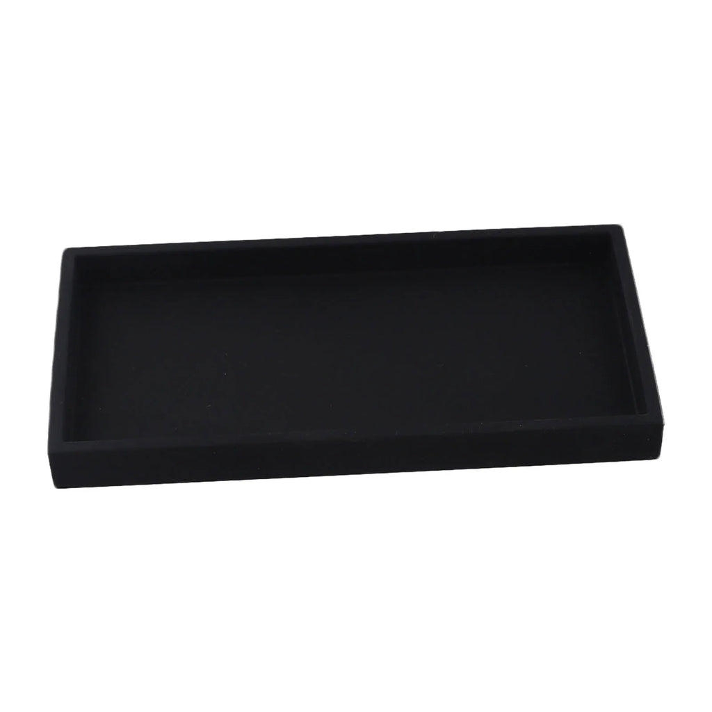 Bathroom Counter Tray Silicone Bathroom Vanity Tray Soap Dispenser Tray Countertop Storage For Dressing Tables Oasis Select
