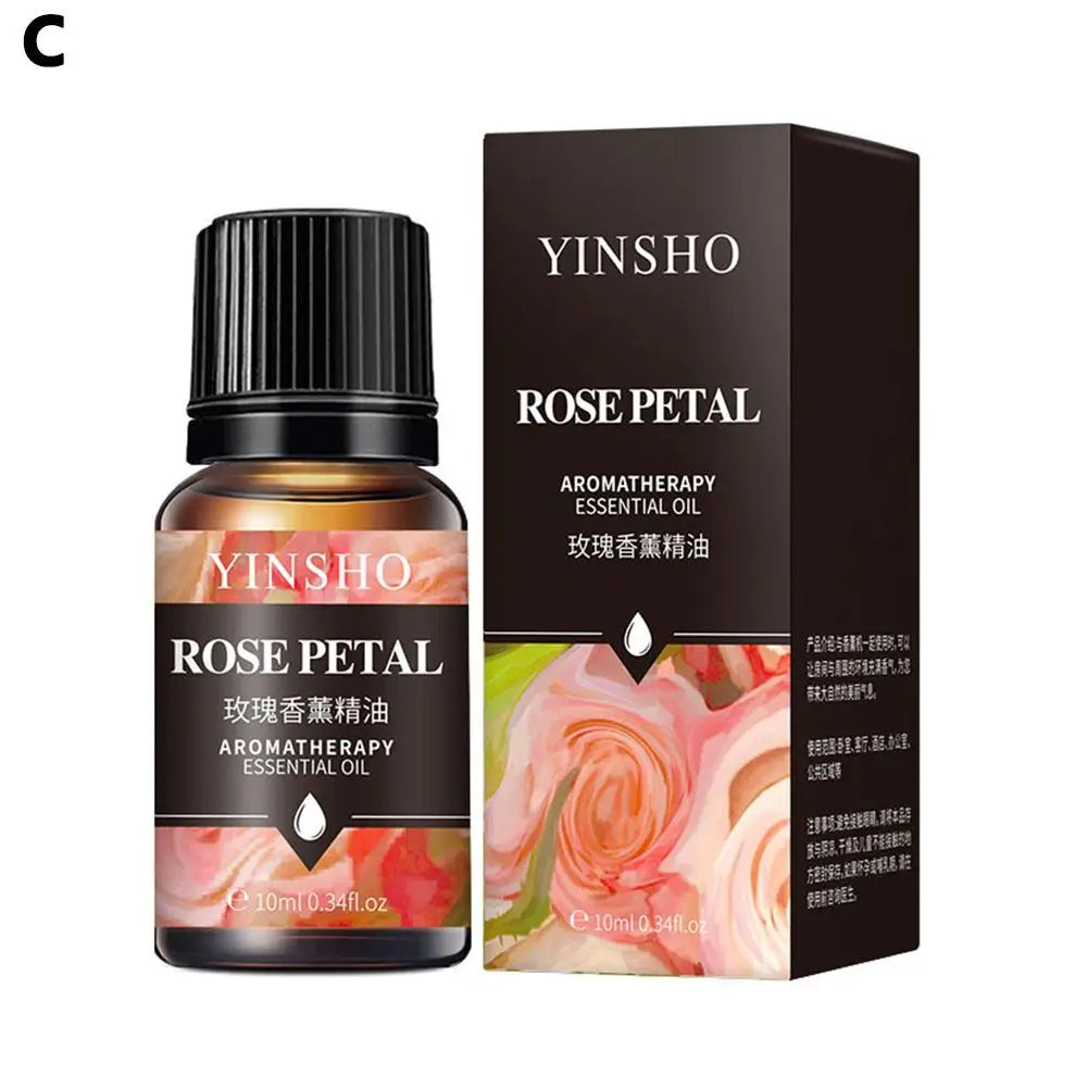 2025 NEW 10ml Essential Oils For Aroma Diffuser AirHumidifier Home Water-soluble Lavender Car Air Fresheners Perfume Refill Oasis Select Rose