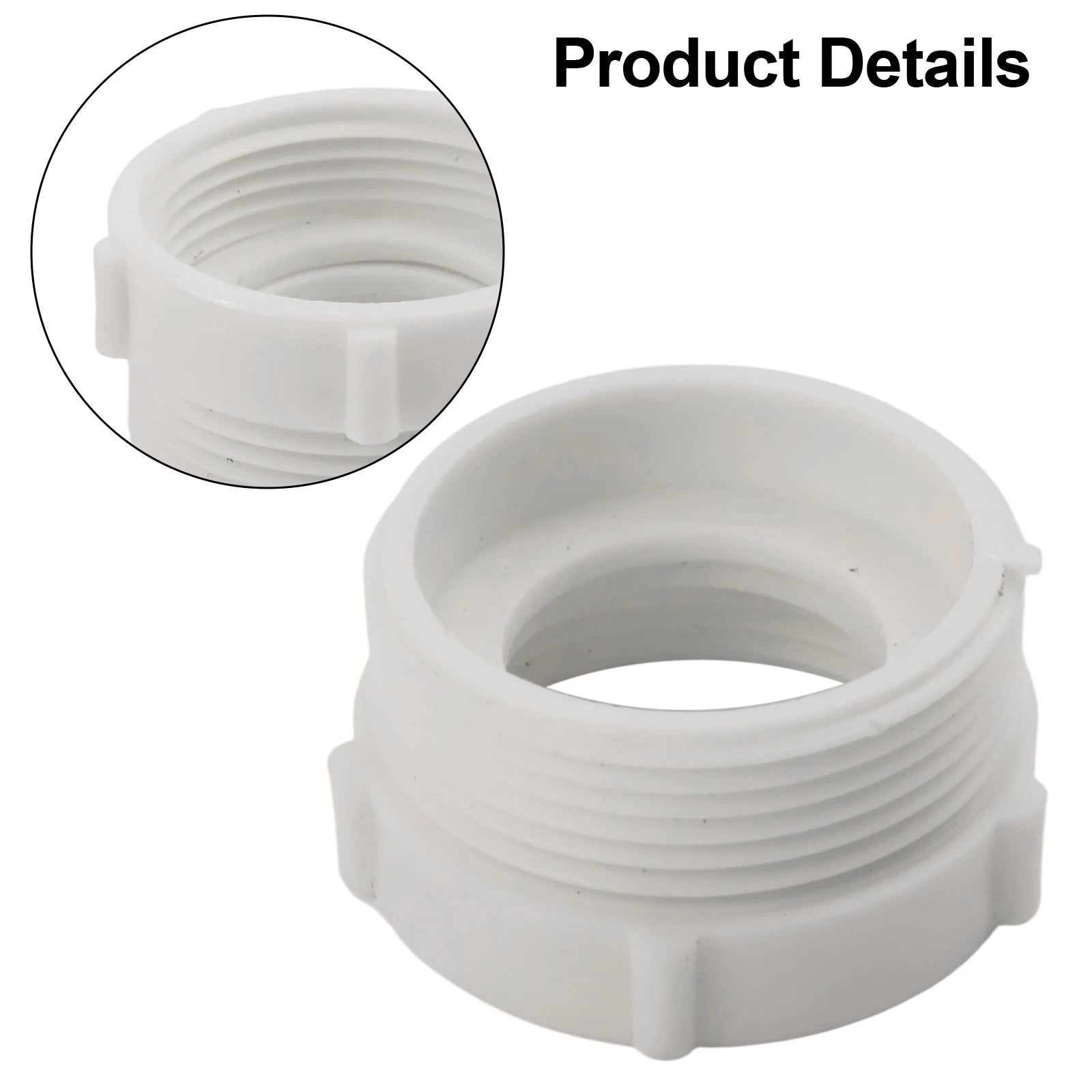 Kitchen Sink Drain Pipe Adapter Trap Waste Extension 1-1/4" To 1-1/2" For Bath Shower Kitchen Sink Thread Fitting Accessories Oasis Select