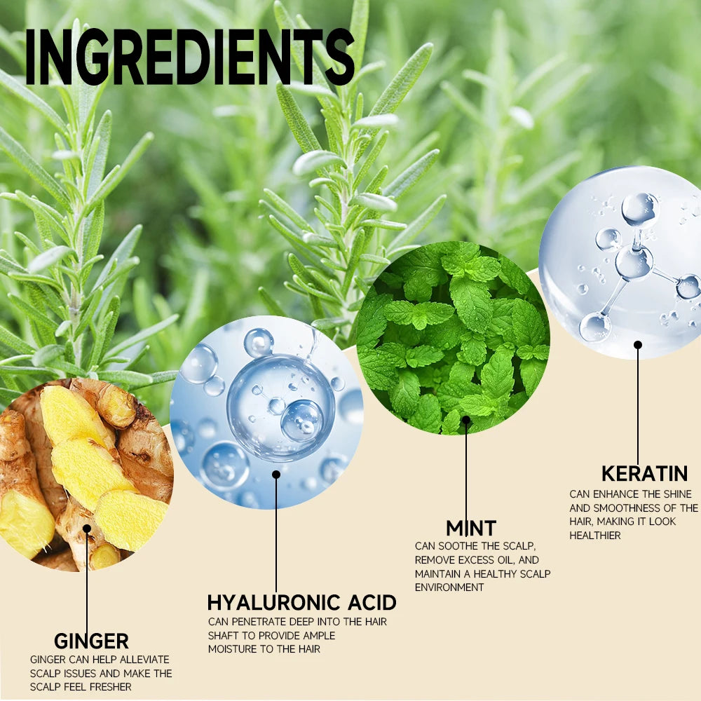Rosemary Protein Hair Mask – Deep Moisture & Frizz Control